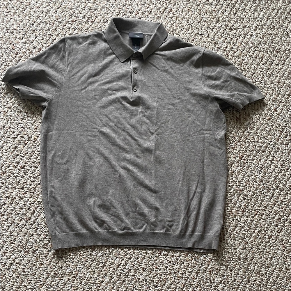 H&M Charcoal Polo Shirt